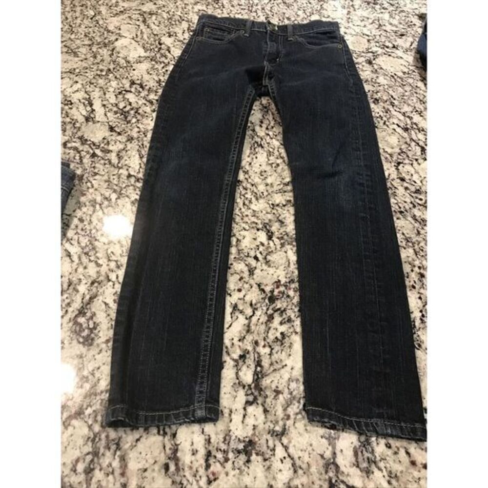 Levi's 510 Measures 26x27 Dark Wash Blue Jeans Skinny Fit Stretch Denim Cotton - Picture 7 of 10